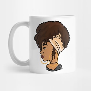 Cute and Fabulous Black Woman Chilling Mug